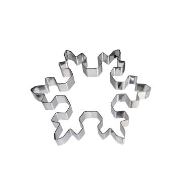 Nonnette flocon de neige - inox - 115 x 105 x 15 mm