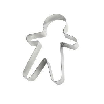 Nonnette Mannele bonhomme (Alsace) - inox - 75 x 50 x 15 mm
