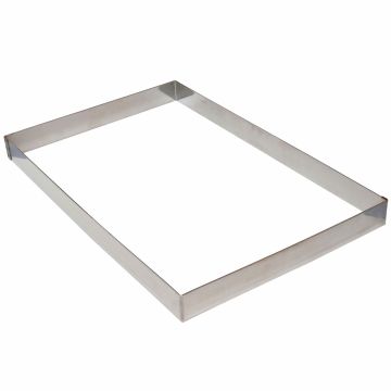 Cadre à opéra - inox - 565 x 365 x 60 mm