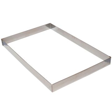 Cadre à opéra - inox - 595 x 395 x 45 mm