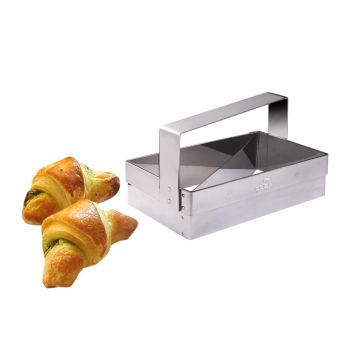 Coupe croissant petit modèle - inox - 100 x 65 x 90 mm