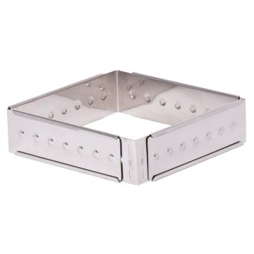 Cadre à opéra extensible réglable - inox - 280 x 160 x 45 mm