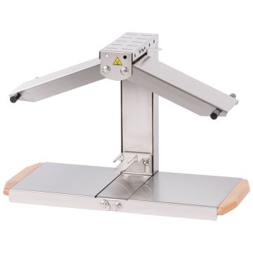 Appareil à raclette - Brézière® Bron Coucke 230V 850W, Inox poignées bois