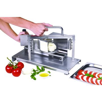 Coupe-Tomates Mozzarella Professionnel GM inox en rondelles 5,5 mm