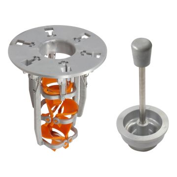 Tête assemblée carottes - avec poussoir