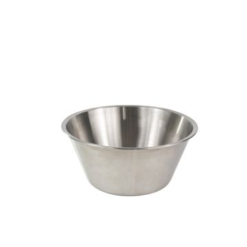 Bassine fond plat - inox - 16 cm