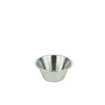 Bassine fond plat - inox - 20 cm