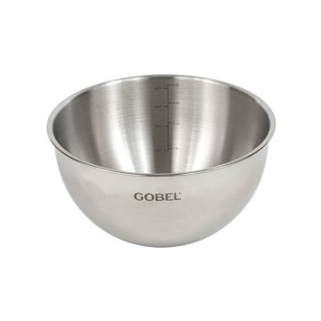 Cul de poule - fond rond - inox - Ø 24 cm