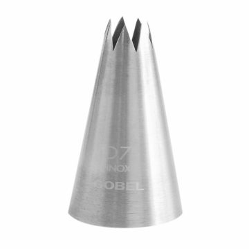 Douille cannelée - inox - 6 dents - Ø 13 mm