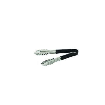 Pince - inox et PVC - monobloc - noir - 24 cm