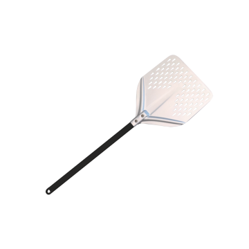 Pelle à pain et pizza en aluminium de qualité professionnelle - Manche en aluminium anodisé noir