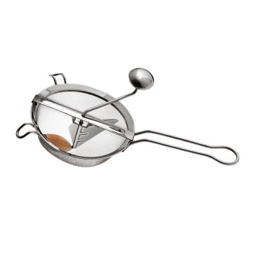 Passoire à coulis, confitures, gelées (egalement permet de tamiser et filtrer les sauces) - inox