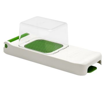 Alligator Original Coupe oignon grille /couteau 6 x 6 mm - avec bac récupérateur