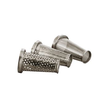 Kit 3 grilles inox pour extracteur à jus N3031, 6mm potiron, 3mm raisins, 1mm tomates et fruits rouges