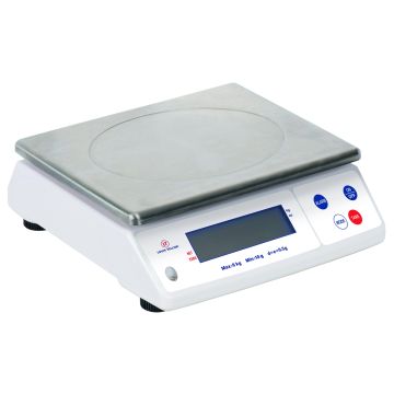 Balance électronique professionnelle - 50kg - IP53 - précison 5g - plateau amovible inox 29,8 x 23,6 cm