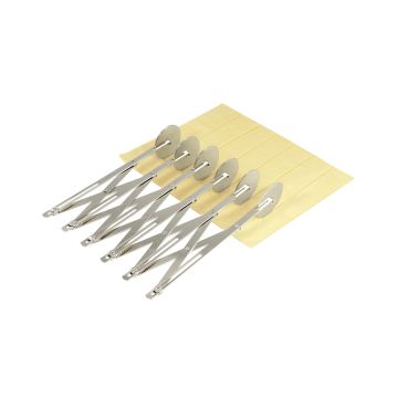 Diviseur à pâtes "bicyclette" - inox - 7 roulettes