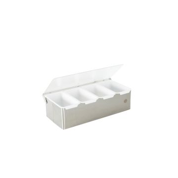 Boîte à épices inox 4 compartiments