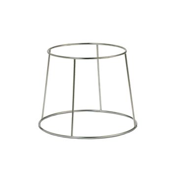 Support plateau de fruits de mer acier chromé