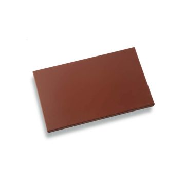 Planche PE HD 500 - marron - 600 x 400 x 20 mm