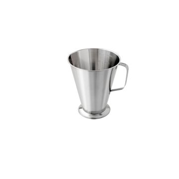 Mesure graduée inox - 2L - avec poignée et bec verseur