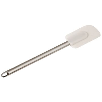 Spatule silicone - manche inox - 28,5 cm